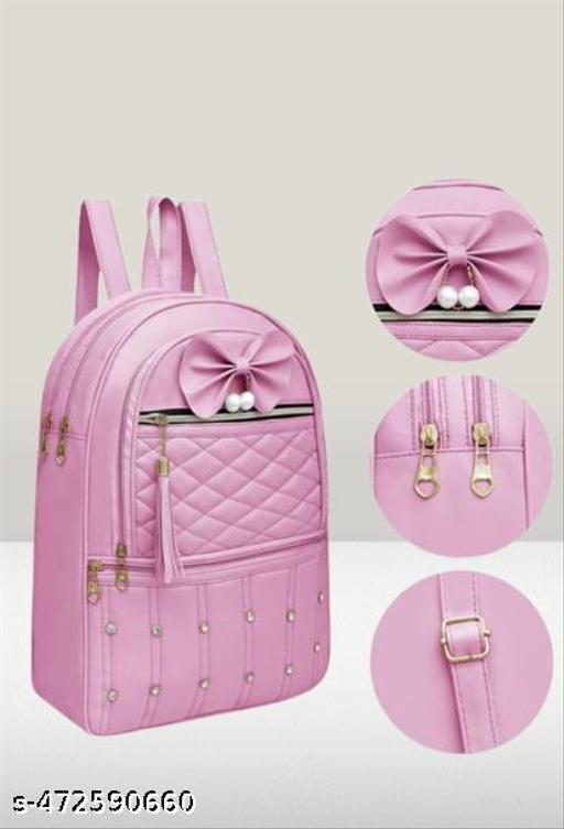 Women’s Stylish School, College & Travel Backpack | Lightweight Daily Use Bag | Quilted Multi-Pocket Casual Bag