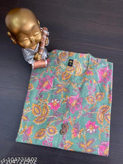 LATEST AND TRENDY DAILY WEAR JAIPURI BLOCK PRINTED COTTON KURTI FOR WOMEN AND GIRL'S IN LOWEST PRICE