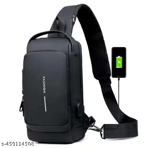 nti-Theft Sling Bags for Men Women Crossbody Waterproof Chest Shoulder Bag Daypack Hiking Travel with USB Port Outdoor Travelling Walking, Gym, Sport, Hiking, Cycling And Daily Use  Search this page