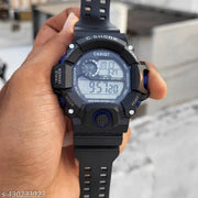 Royal look Digital Watch Shockproof Multi-Functional Automatic Black Color Strap Waterproof Digital Sports Watch for Men's Kids Watch for Boys Watch for Men Pack of 1 Watch Water Resistance Digital Watch