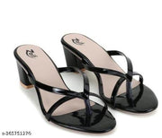Black heels woman and girls