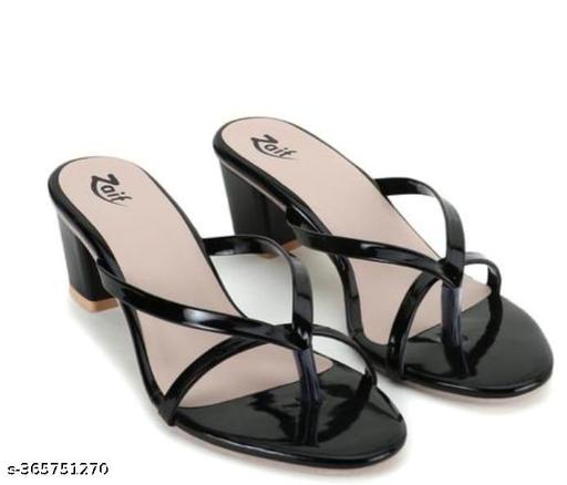 Black heels woman and girls