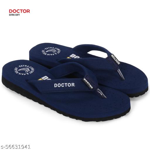 DOCTOR EXTRA SOFT 3-D-16-FeeLGooD-Navy Women's Orthopaedic Diabetic Comfort Daily Use Slippers & Flipflops