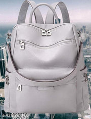 MomsyStore Leatherette Backpacks For Women And Girls