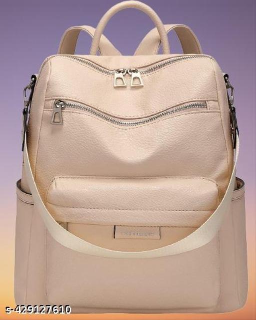 MomsyStore Women Leather Backpacks For Daily Travel Daypacks