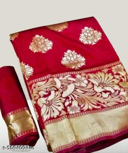 Trendy jacaquard Saree