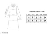 Women's Fashion Straight Crepe Multicolor Kurti (Pack of 5)