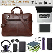 New stylish faux leather laptop bag with laptop padded and water resistant.