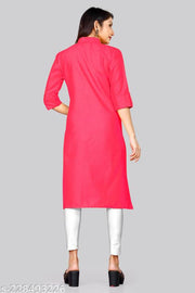 COLLR PLAIN KURTI