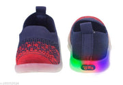 Coolz Kids Knitted First Walking Shoes with Light Led-2 for Baby Boys and Baby Girls for 9-24 Months