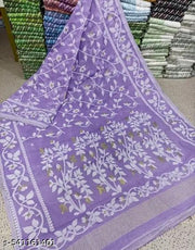 Exclusive  premium quality lata dhakai jamdani saree