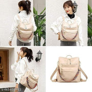 Backpack for women | Women's Casual Daypacks Backpack Handbags Multipurpose Zipper closure Purses and Shoulder Bag with sling belt | Handbag | College | Girls | Office | Gifts | women backpack