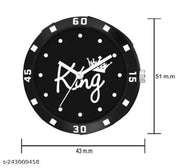 King Queen Watch in PU Belt and Bracelet Combo Analog Watch - for Couple -Pack of 4