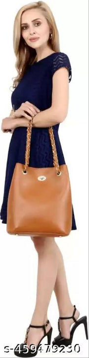 Golden Chain Handle Bag for Women | Stylish Women Bag  | Trending Women Shoulder Bag