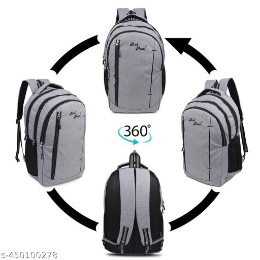 35 L Casual Waterproof Laptop Bag/Backpack for Men Women Boys Girls/Office School College Teens & Students ( grey)