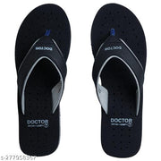 Aaksu DOCTOR ORTHO + COMFY Soft Women's Diabetic & Orthopedic Light Weight Slippers FlipFlops black grey