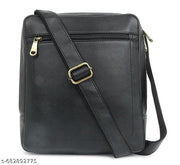 Men's PU Leather Sider Bag Crossbody Bag