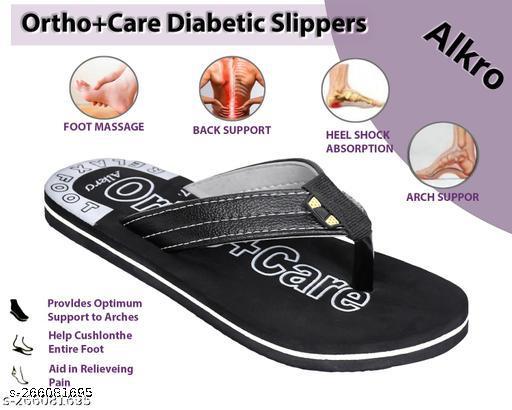 Trendy/Casual/Dailywear Ortho Care Comfortable Arch Foot Massage Pain Relief Lightweight Washable Slippers For Mens And Boys