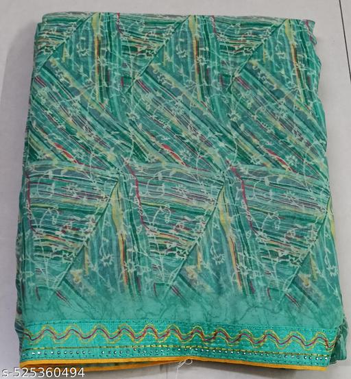 GRIFEZ WOMEN'S FANCY GEORGETTE SIROKSHI SAREE