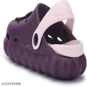 Kids Fancy Clogs /Crocs /Sliper /Floter For Girls & Boys In Purple.