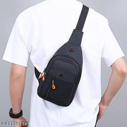 1pc Durable Chest Bag, Outdoor Mountaineering Cycling Travel Crossbody Bag, Small Lightweight Portable Waist Bag, Three-layer Large Capacity Fanny Pack