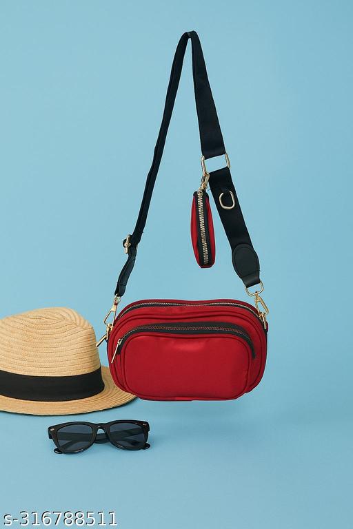 Stylish parachute camera design sling bag