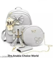 Girls backpack combo for school college regular use backpack set of 3