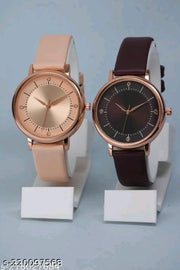 Fancy Ethnic Designer Leather Belt Analog Watches for Women Watches for Girls