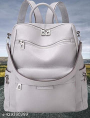 MomsyStore Leatherette Backpacks For Women And Girls