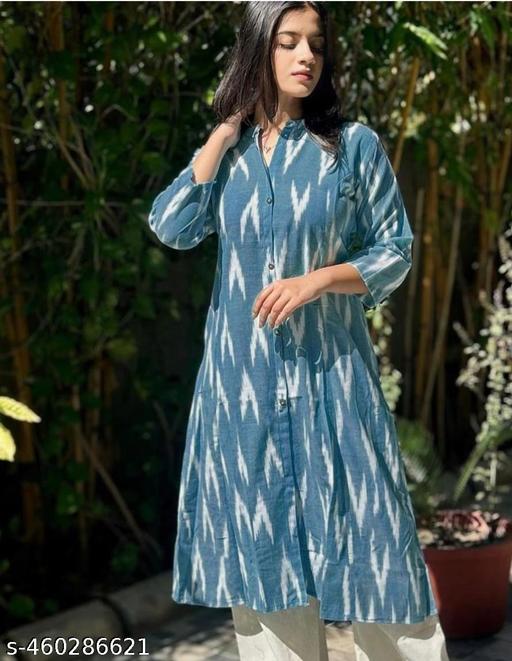 ikkat kurta