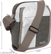 Rockzone Nylon Padded Cross Body Messenger Sling Bag Travel Office One Side Shoulder Bag For Men Women