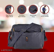 Lightweight Crossbody Messenger Bag Functional One-Sided Shoulder Bag | Cross Bag For Men | Cross Body Messenger Sling Bag Travel Office Bag | One Side Shoulder Bag For Men & Women (Pack Of 1)