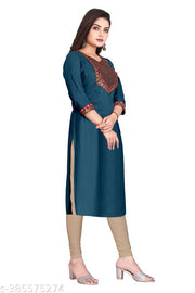 stylelist kurti with embraidered work