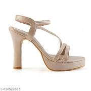 MOSAC  Fancy Casual Pencil Heels For Women & Girls | Platform Heels | Kitten Heels Sandal