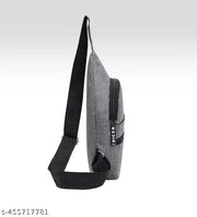 Cross Body Bag for Men, Stylish Shoulder Bag Chest Bags for travel CHEST BAG (Grey)