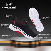 Bersache Lightweight Sports ? Shoes Sole Comfortable Outdoor, Running, Walking, Gym, Training, Trekking and Hiking Shoes for Men (Black)