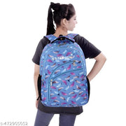 ISB Printed Backpack for school collage office Traveling Outdoor  Waterproof Polyester Material High Quality Bag Men Women Boys and Girls