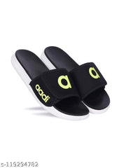 MRJ1710 Men's Black & Green Mesh Daily Casual Slider