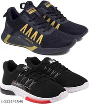 Men's Running Sports Gymwear shoes For Men Pack of 2