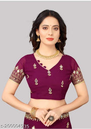 EMBROIDERY MIRROR SAREE