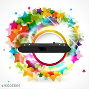 Portable Bluetooth Speaker, 16 Watts, Upto 8h Backup, Dual Drivers + Dual Passive Radiators, Call Function, Bluetooth v5.3 | USB | mSD| AUX, TWS, RGB LED