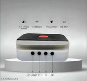 Mini Wireless Bluetooth Speaker with RGB LED Lights & Built-in Phone Holder – Portable Hi-Fi Rechargeable Speaker for Home, Outdoor & Travel