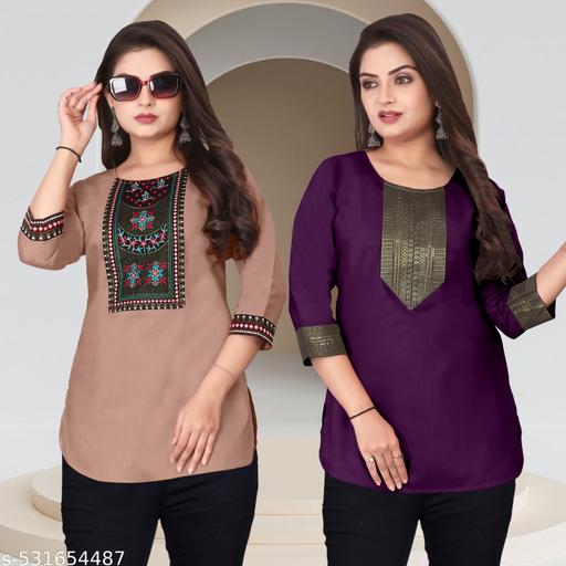 Women Short Kurti new Trendy Short Kurti For Girls