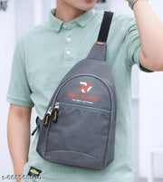 Men Sling Bag | Chest Bag for Men | Crossbody Shoulder Bag for Travel & Daily Use (GREY)