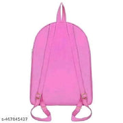 Fashion Pink Backpack for Women with Front Pocket Stylish Casual School College Travel Daily Use Backpack