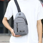 Cross Chest Bag For Men Shoulder Bag Crossbody Backpack Waterproof Sling Backpack Bag With USB Charging Port for Traveling/Camping/Hiking/Gym/Sports/Outdoor/Picnic (Multicolor)heavy quality