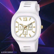 Analog Watches with Silicon Strap Stylish ADDI designer Watch For Mens & Boys