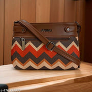 JUGNU-tan Sling bag for women Hancraft   Prited Bag