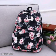 Stylish/ trending Girls bag Rose printed 2 compartments Super Quality Zipper bag for collage travel picnic school