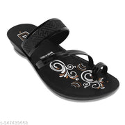 D PIX Latest Collection, Comfortable & Fashionable fancy chappal for Women's and Girl's PACK OF 2